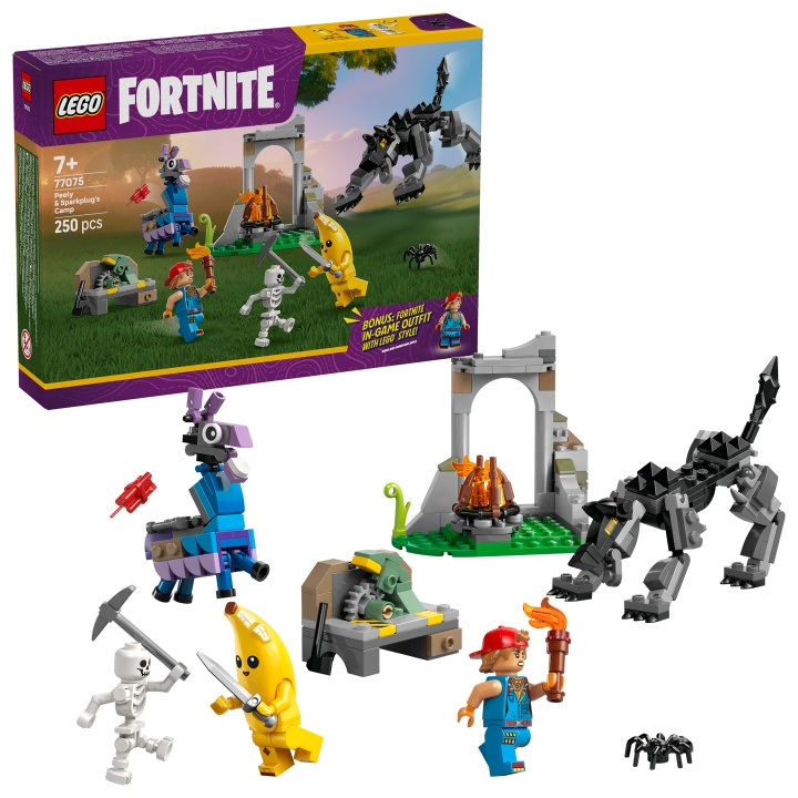 LEGO Fortnite - Peely & Sparkplugs läger (77075) i gruppen LEKSAKER, BARN- & BABYPRODUKTER / Leksaker / Byggleksaker / Lego hos TP E-commerce Nordic AB (D27565)