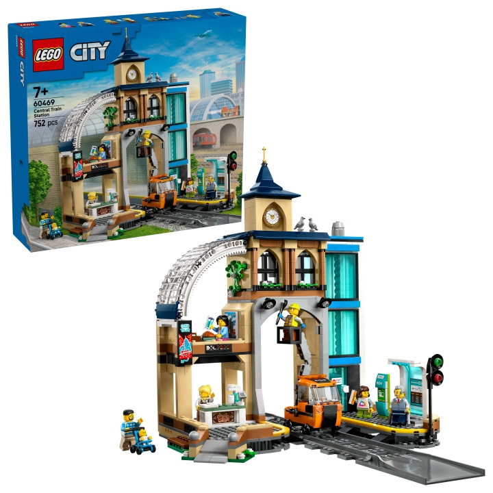 LEGO LEGO City - Central tågstation (60469) | LEKSAKER, BARN- & BABYPRODUKTER - Leksaker - Byggleksaker - Lego | GameStuff
