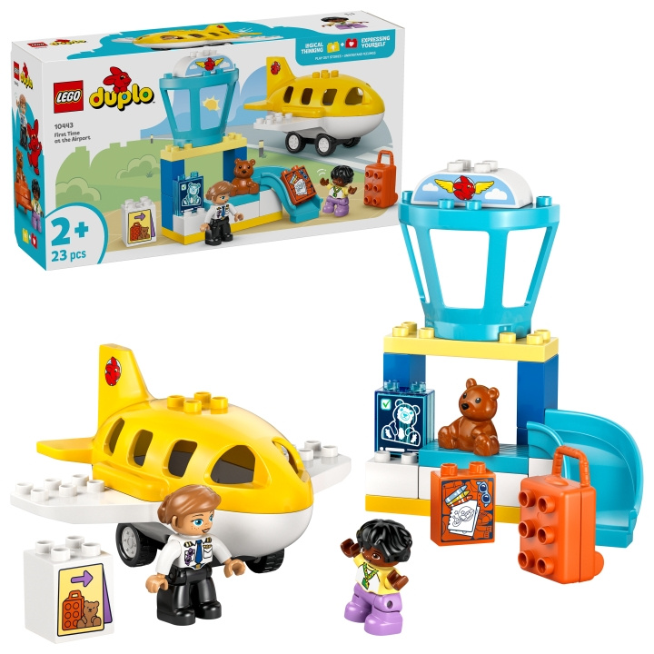 LEGO DUPLO Town - Första gången på flygplatsen (10443) i gruppen LEKSAKER, BARN- & BABYPRODUKTER / Leksaker / Byggleksaker / Lego hos TP E-commerce Nordic AB (D27573)