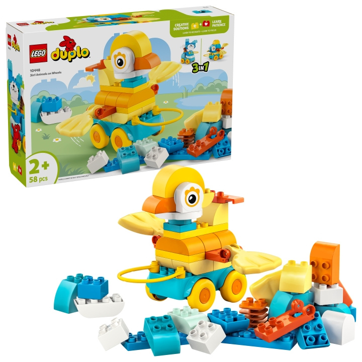 LEGO DUPLO Town - 3in1 Djur på hjul (10448) i gruppen LEKSAKER, BARN- & BABYPRODUKTER / Leksaker / Byggleksaker / Lego hos TP E-commerce Nordic AB (D27574)
