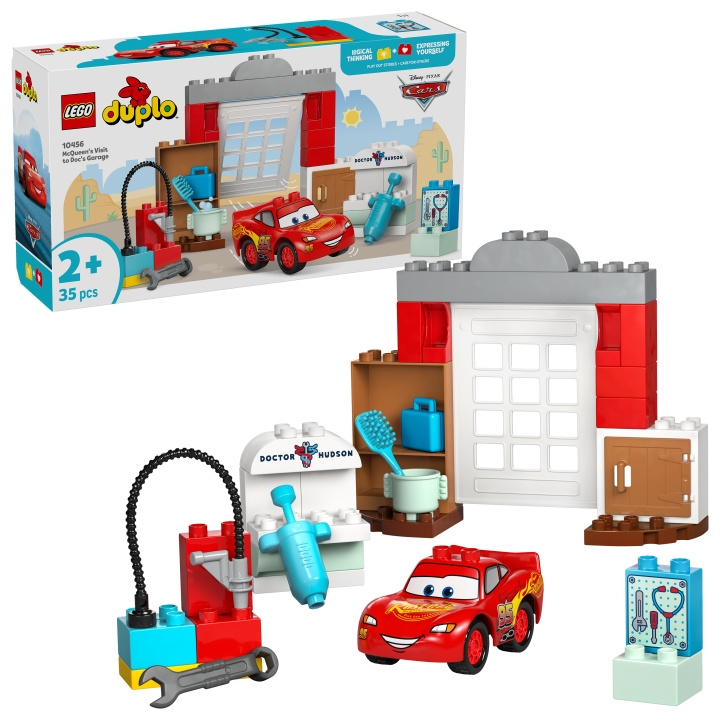 LEGO DUPLO Disney TM - McQueens besök i Docs garage (10456) i gruppen LEKSAKER, BARN- & BABYPRODUKTER / Leksaker / Byggleksaker / Lego hos TP E-commerce Nordic AB (D27579)