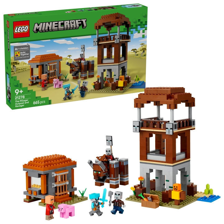 LEGO Minecraft - The Pillager Outpost and Ravager (21278) i gruppen LEKSAKER, BARN- & BABYPRODUKTER / Leksaker / Byggleksaker / Lego hos TP E-commerce Nordic AB (D27592)