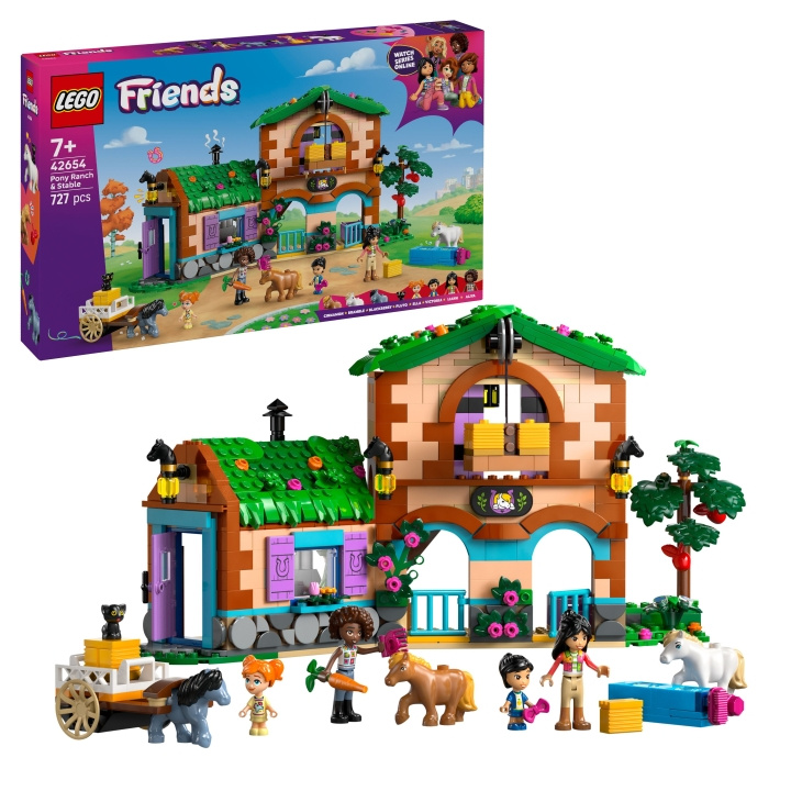 LEGO LEGO Friends - Pony Ranch & Stable (42654) i gruppen LEKSAKER, BARN- & BABYPRODUKTER / Leksaker / Byggleksaker / Lego hos TP E-commerce Nordic AB (D27598)