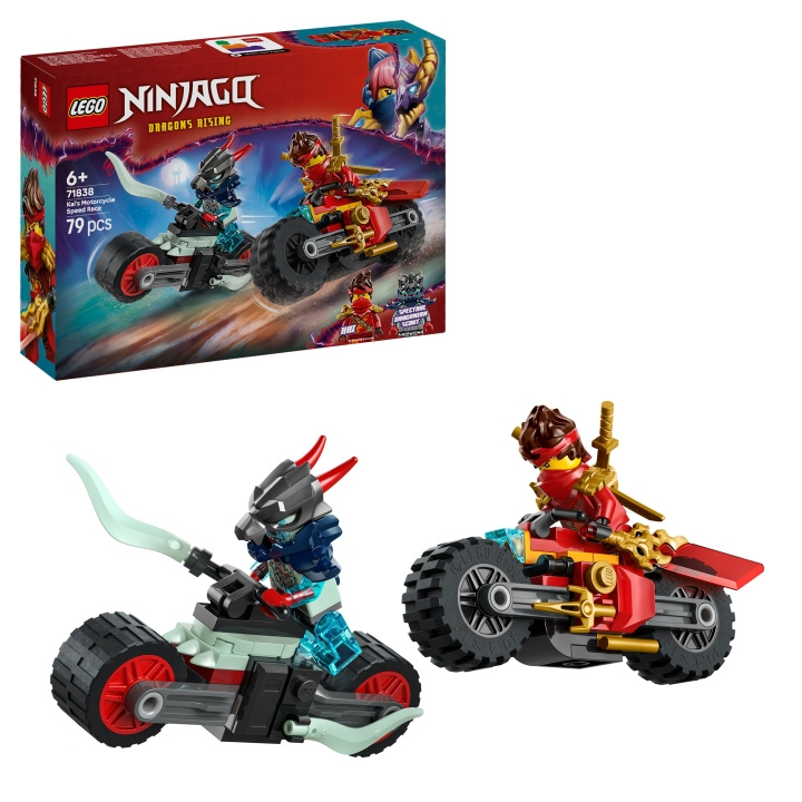 LEGO Ninjago - Kai\'s motorcykeltävling (71838) i gruppen LEKSAKER, BARN- & BABYPRODUKTER / Leksaker / Byggleksaker / Lego hos TP E-commerce Nordic AB (D27605)
