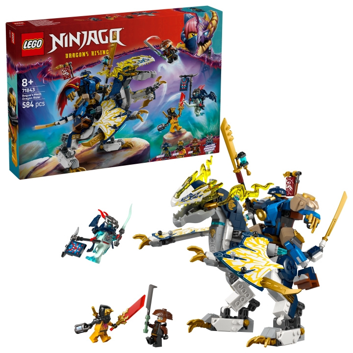 LEGO Ninjago - Rogue\'s Mech Drakryttare (71843) i gruppen LEKSAKER, BARN- & BABYPRODUKTER / Leksaker / Byggleksaker / Lego hos TP E-commerce Nordic AB (D27607)