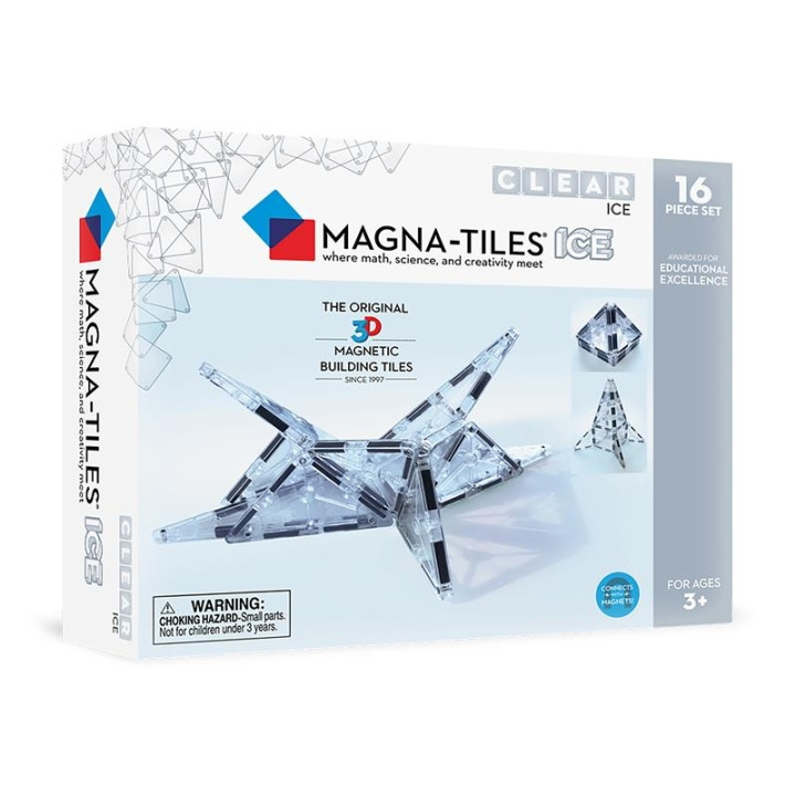 Magna Tiles MAGNA-TILES - ICE 16 st set (90214) i gruppen LEKSAKER, BARN- & BABYPRODUKTER / Leksaker / Byggleksaker / Byggklossar & övriga byggleksaker hos TP E-commerce Nordic AB (D27641)