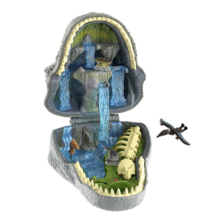 Jurassic World Rebirth Micro Compact - Tyrannosaurus Rex i gruppen LEKSAKER, BARN- & BABYPRODUKTER / Leksaker / Figurer, Miniatyrer & tillbehör hos TP E-commerce Nordic AB (D27652)