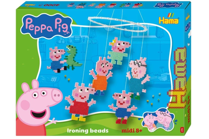 HAMA Beads Hama - Midi Presentask Peppa Pig Familj & Lillasyster (387917) i gruppen LEKSAKER, BARN- & BABYPRODUKTER / Leksaker / Figurer, Miniatyrer & tillbehör hos TP E-commerce Nordic AB (D27658)
