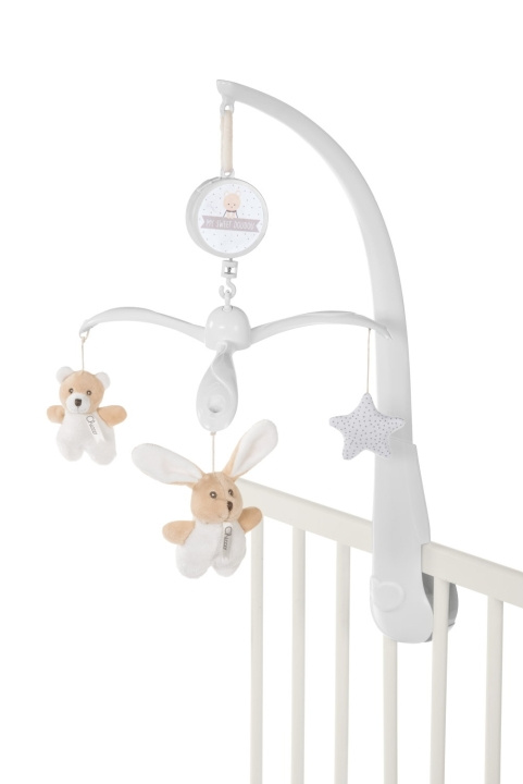 Chicco Spjälsängsmobil med björn och kanin (300-00009714000000) i gruppen LEKSAKER, BARN- & BABYPRODUKTER / Barnrum / Barnsängar hos TP E-commerce Nordic AB (D27665)