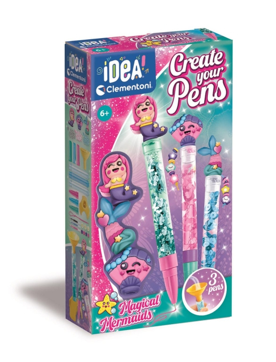 Clementoni Skapa dina pennor - Magiska sjöjungfrur (I-18159) i gruppen LEKSAKER, BARN- & BABYPRODUKTER / Leksaker / Pyssel hos TP E-commerce Nordic AB (D27681)