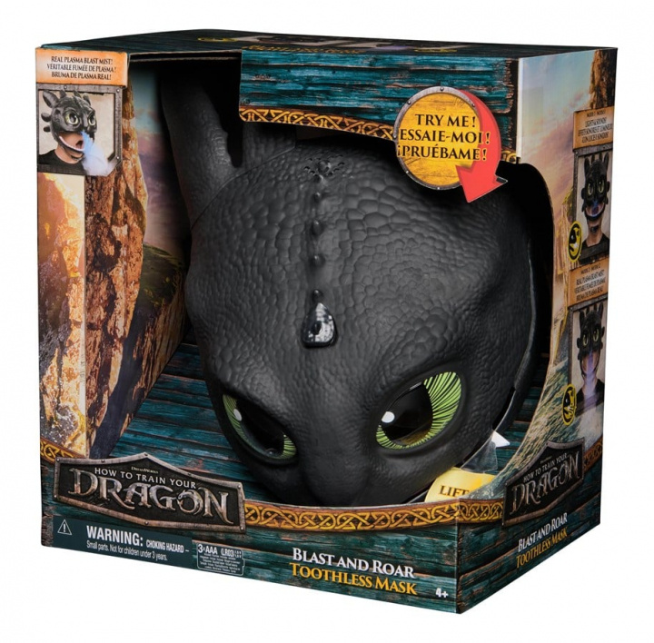 Dragons Movie Bland and Roar Toothless Mask (6072832) i gruppen LEKSAKER, BARN- & BABYPRODUKTER / Leksaker / Figurer, Miniatyrer & tillbehör hos TP E-commerce Nordic AB (D27702)