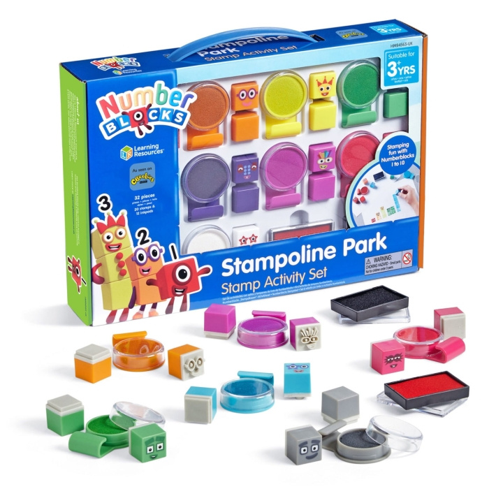 Learning Resources - Numberblocks - Aktivitetsset med stämplar (HM94563-SCA) i gruppen LEKSAKER, BARN- & BABYPRODUKTER / Babyleksaker / Aktivitetsleksaker hos TP E-commerce Nordic AB (D27705)