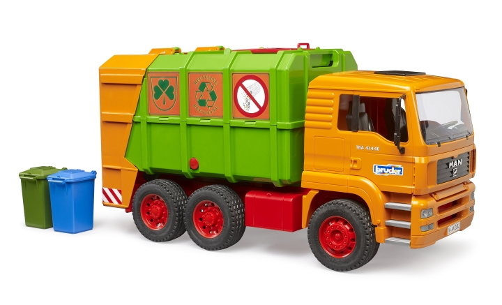 Bruder MAN TGA sopbil (01056) i gruppen LEKSAKER, BARN- & BABYPRODUKTER / Leksaker / Leksaksbilar & andra fordon hos TP E-commerce Nordic AB (D27744)