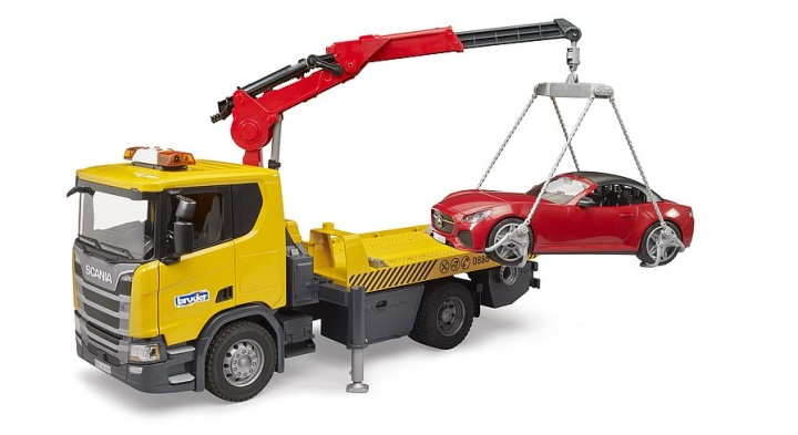 Bruder Scania Super 560R Dragbil med Light & Sound (03552) i gruppen LEKSAKER, BARN- & BABYPRODUKTER / Leksaker / Leksaksbilar & andra fordon hos TP E-commerce Nordic AB (D27748)