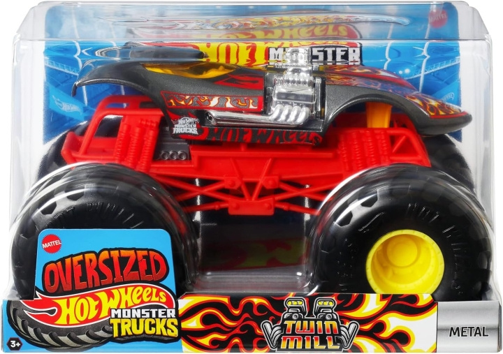 Hot Wheels Monster Trucks 1:24 Die-Cast - Twin Mill i gruppen LEKSAKER, BARN- & BABYPRODUKTER / Leksaker / Leksaksbilar & andra fordon hos TP E-commerce Nordic AB (D27758)