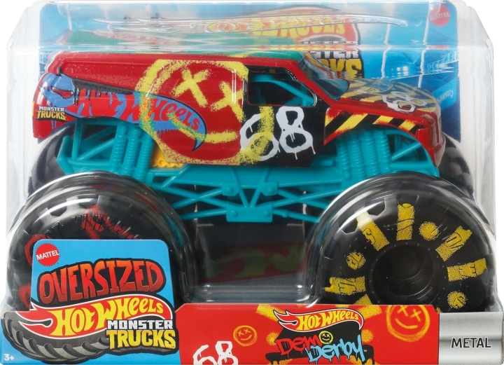 Hot Wheels Monster Trucks 1:24 Die-Cast - Demo Derby i gruppen LEKSAKER, BARN- & BABYPRODUKTER / Leksaker / Leksaksbilar & andra fordon hos TP E-commerce Nordic AB (D27759)