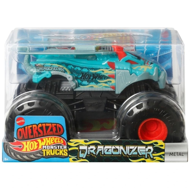 Hot Wheels Monster Trucks 1:24 Die-Cast - Dragonizer i gruppen LEKSAKER, BARN- & BABYPRODUKTER / Leksaker / Leksaksbilar & andra fordon hos TP E-commerce Nordic AB (D27760)