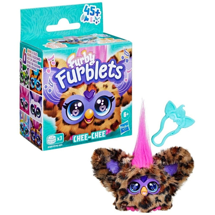 FURBY Furblets S4 Party Animals - Chee-Chee (G16975X2) i gruppen LEKSAKER, BARN- & BABYPRODUKTER / Leksaker / Figurer, Miniatyrer & tillbehör hos TP E-commerce Nordic AB (D27782)