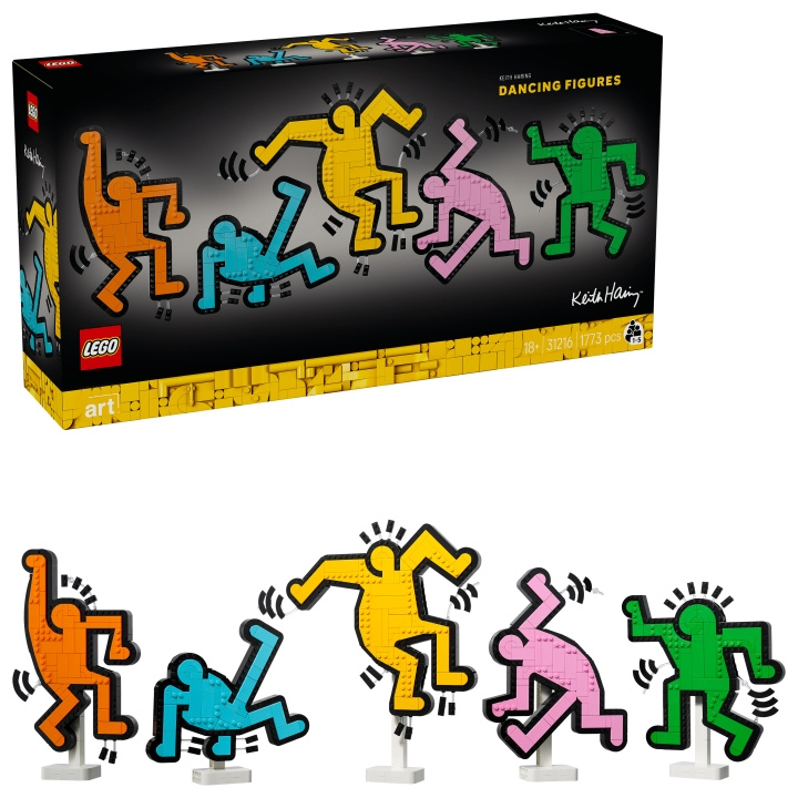 LEGO ART - Keith Haring - Dansande figurer (31216) i gruppen LEKSAKER, BARN- & BABYPRODUKTER / Leksaker / Byggleksaker / Lego hos TP E-commerce Nordic AB (D27790)