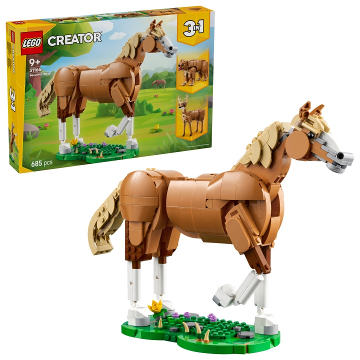 LEGO LEGO Creator - Beautiful Horse (31166) i gruppen LEKSAKER, BARN- & BABYPRODUKTER / Leksaker / Byggleksaker / Lego hos TP E-commerce Nordic AB (D27812)
