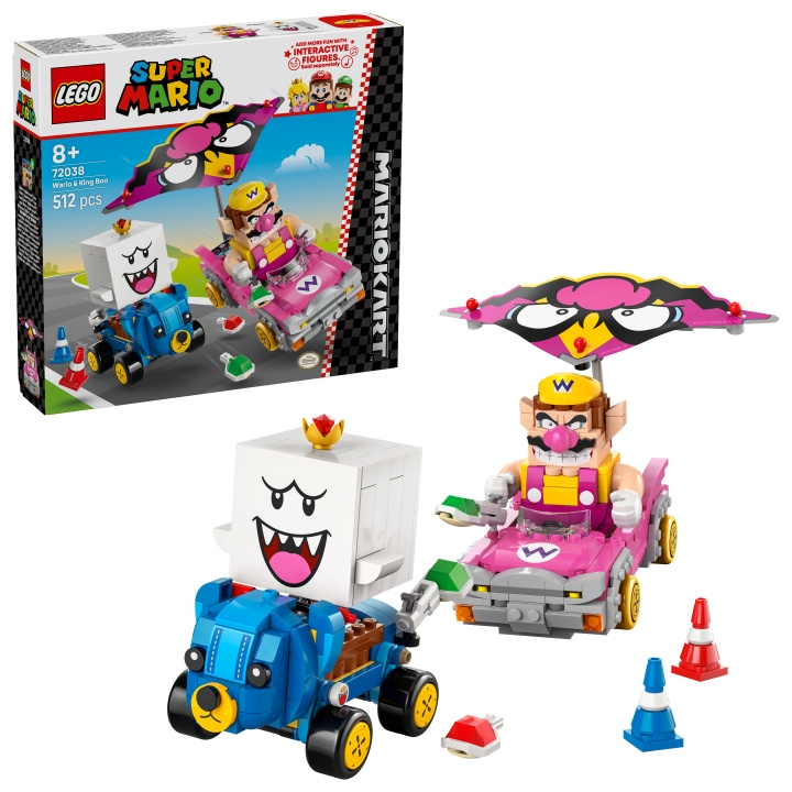 LEGO Super Mario - Mario Kart™ - Wario & King Boo (72038) i gruppen LEKSAKER, BARN- & BABYPRODUKTER / Leksaker / Byggleksaker / Lego hos TP E-commerce Nordic AB (D27818)