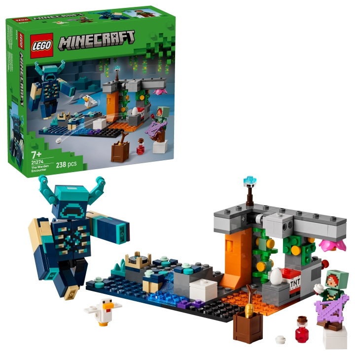 LEGO Minecraft - The Warden Encounter (21274) i gruppen LEKSAKER, BARN- & BABYPRODUKTER / Leksaker / Byggleksaker / Lego hos TP E-commerce Nordic AB (D27825)