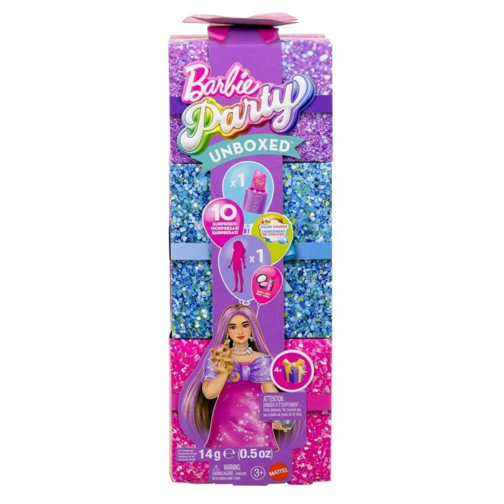 Barbie Glam Party Unboxed Pink Curvy Doll (JFY67) i gruppen LEKSAKER, BARN- & BABYPRODUKTER / Leksaker / Dockor & Tillbehör hos TP E-commerce Nordic AB (D27882)
