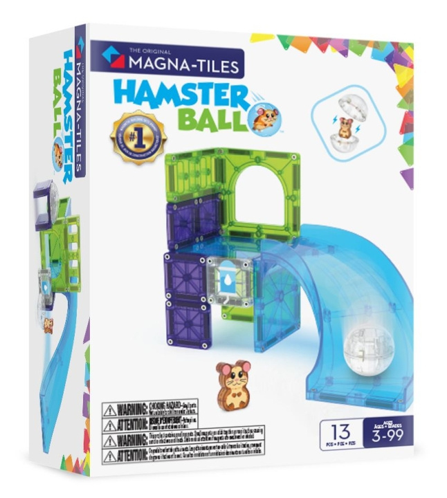 Magna Tiles MAGNA-TILES - Hamsterhjul 13 st (90358) i gruppen LEKSAKER, BARN- & BABYPRODUKTER / Leksaker / Byggleksaker / Byggklossar & övriga byggleksaker hos TP E-commerce Nordic AB (D27886)
