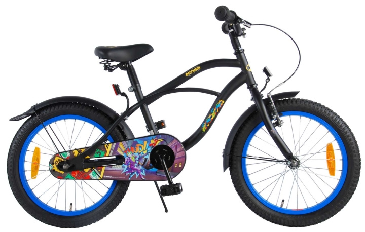 BATMAN Volare - Barncykel 18 - BATMAN Svart (81834) i gruppen LEKSAKER, BARN- & BABYPRODUKTER / Uteleksaker / Cyklar & Sparkcyklar hos TP E-commerce Nordic AB (D27932)
