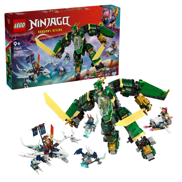 LEGO Ninjago - Lloyds Jet Mech (71845) i gruppen LEKSAKER, BARN- & BABYPRODUKTER / Leksaker / Byggleksaker / Lego hos TP E-commerce Nordic AB (D27937)