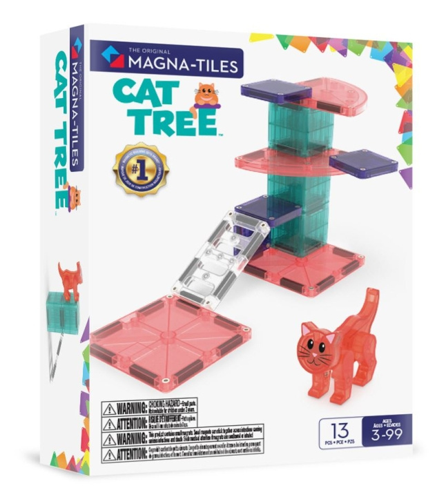 Magna Tiles MAGNA-TILES - Katträd (90357F) i gruppen LEKSAKER, BARN- & BABYPRODUKTER / Leksaker / Byggleksaker / Byggklossar & övriga byggleksaker hos TP E-commerce Nordic AB (D27975)