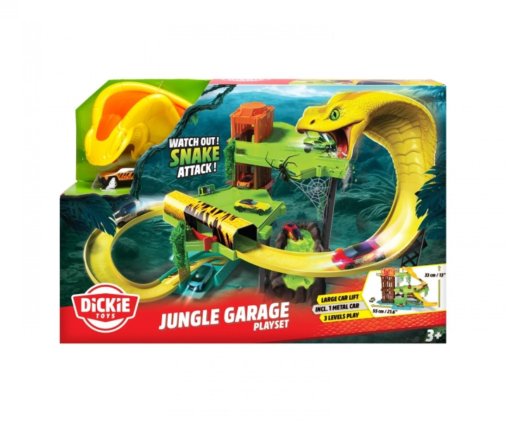 Dickie Toys Jungle Garage (203338000) i gruppen LEKSAKER, BARN- & BABYPRODUKTER / Leksaker / Lekset hos TP E-commerce Nordic AB (D27987)