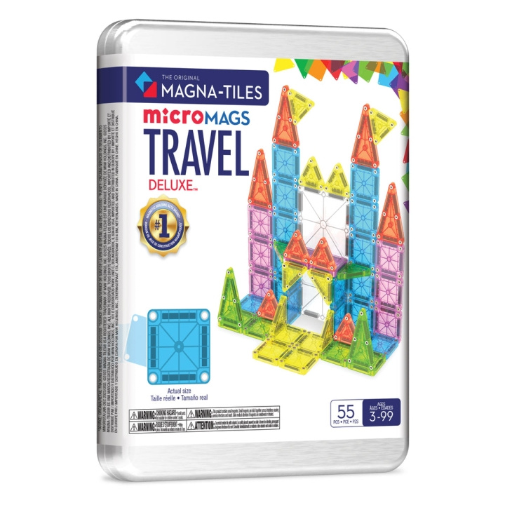 Magna Tiles Magna-Tiles - Reseset Deluxe™ 55 delar (90365) i gruppen LEKSAKER, BARN- & BABYPRODUKTER / Leksaker / Byggleksaker / Byggklossar & övriga byggleksaker hos TP E-commerce Nordic AB (D27991)