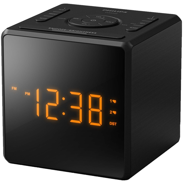 Philips Klockradio TAR4500/10 Svart i gruppen HEMELEKTRONIK / Ljud & Bild / Hemmabio, HiFi & Bärbart / Radio & Väckarklockor / Klockradio hos TP E-commerce Nordic AB (D28020)