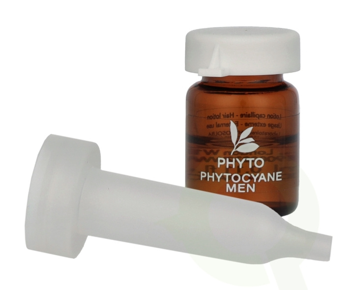 Phyto Phytocyane Men Treatment Set 42 ml 12x3,5ml Ampoules - Anti Hair Loss i gruppen SKÖNHET & HÄLSA / Hudvård / Ansiktsvård / Serum Hud hos TP E-commerce Nordic AB (D28117)