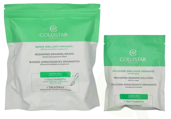 Collistar Reshaping Draining Wraps 200 ml 2x100ml i gruppen SKÖNHET & HÄLSA / Hudvård / Ansiktsvård / Hudvårdsverktyg hos TP E-commerce Nordic AB (D28145)