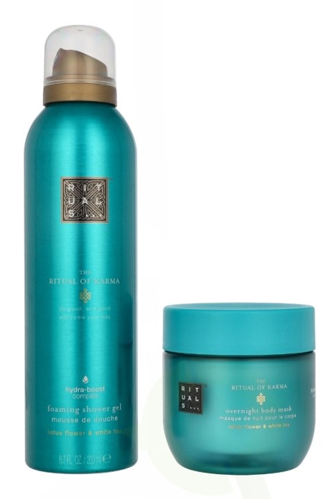 Rituals Karma Giftset 325 ml Overnight Body Mask 125 ml/Foaming Shower Gel 200 ml i gruppen SKÖNHET & HÄLSA / Presentkit / Presentkit För Henne hos TP E-commerce Nordic AB (D28207)