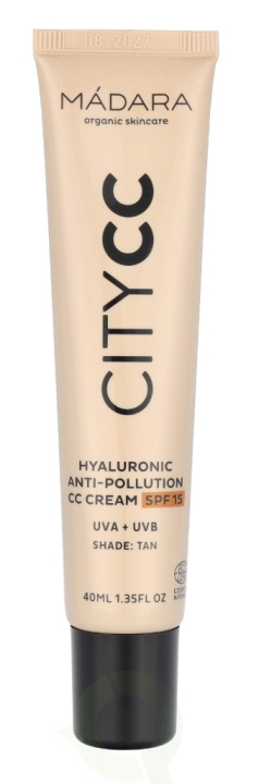 Madara Citycc Anti-Pollution Hyaluronic Cream CC SPF 40 ml 15 Tan i gruppen SKÖNHET & HÄLSA / Hudvård / Ansiktsvård / Dagkräm hos TP E-commerce Nordic AB (D28277)
