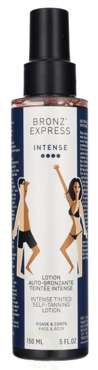 Academie Bronz\'Express Intense Tinted Self-Tanning Lotion 150 ml i gruppen SKÖNHET & HÄLSA / Hudvård / Solskydd & Tanning / Brun utan sol hos TP E-commerce Nordic AB (D28287)