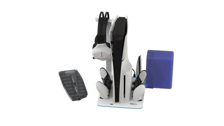 Maxx Tech PS5 DLX LED Mult-Functional Stand för alla PS5-konsoler i gruppen HEMELEKTRONIK / Spelkonsoler & Tillbehör / Sony PlayStation 5 hos TP E-commerce Nordic AB (D28361)