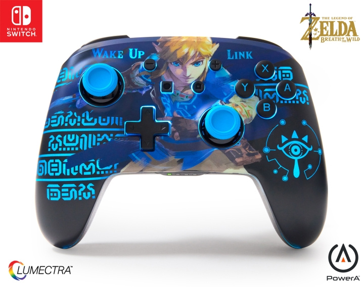 PowerA Förbättrad trådlös handkontroll med Lumectra etsad - Wake Up Link (Nintendo Switch) i gruppen HEMELEKTRONIK / Spelkonsoler & Tillbehör / Nintendo Switch hos TP E-commerce Nordic AB (D28385)