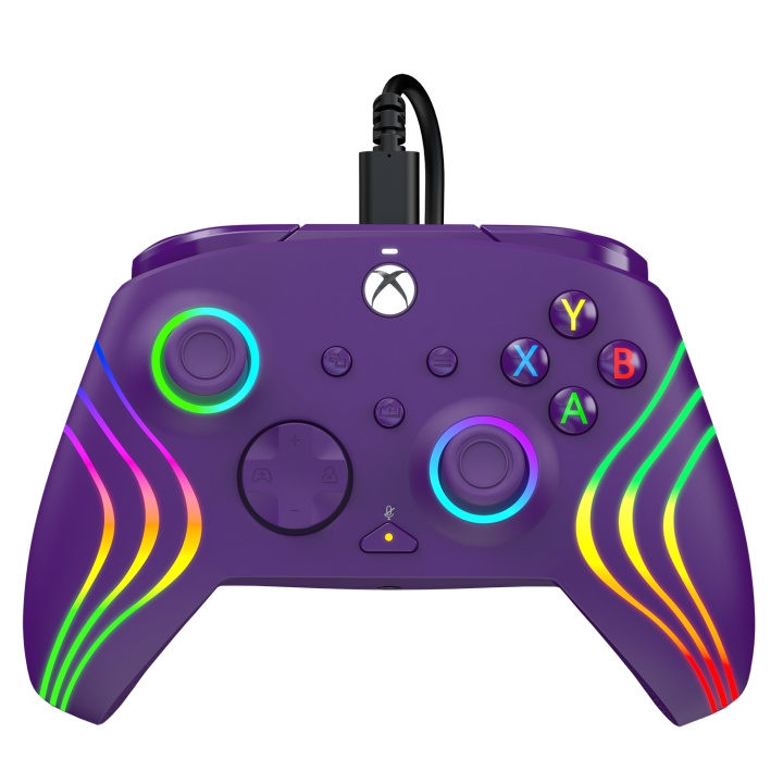 PDP Gaming Afterglow Wave trådbunden handkontroll - lila i gruppen HEMELEKTRONIK / Spelkonsoler & Tillbehör / Xbox Series X/S hos TP E-commerce Nordic AB (D28390)