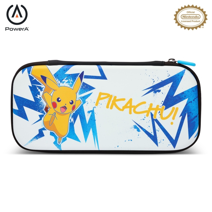 PowerA Slimmat fodral för Nintendo Switch - OLED-modell, Nintendo Switch eller Nintendo Switch Lite - Pikachu High Voltage i gruppen HEMELEKTRONIK / Spelkonsoler & Tillbehör / Nintendo Switch hos TP E-commerce Nordic AB (D28392)