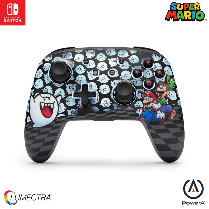 PowerA Förbättrad trådlös handkontroll - Mario Peek-A-Boo (Lumectra)/ Nintendo Switch i gruppen HEMELEKTRONIK / Spelkonsoler & Tillbehör / Nintendo Switch hos TP E-commerce Nordic AB (D28393)