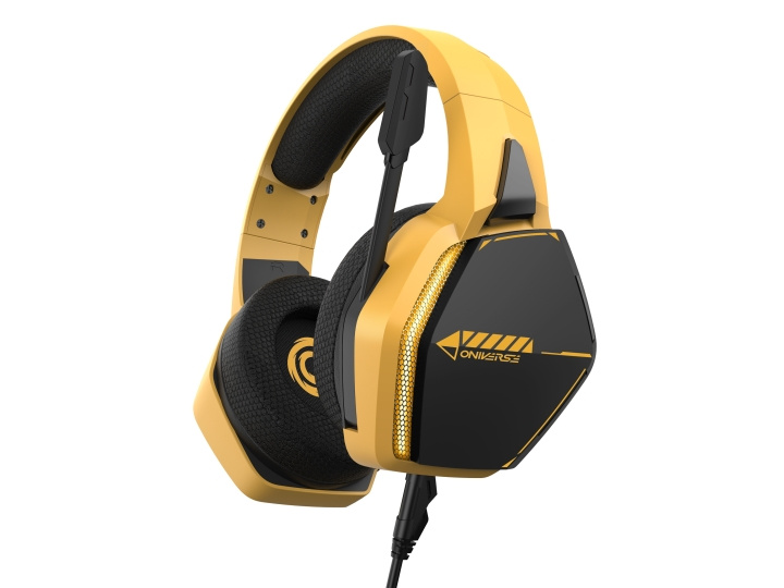 Oniverse Gaming-headset Nebula - Solarfire Yellow i gruppen DATORER & KRINGUTRUSTNING / Gaming / Headset hos TP E-commerce Nordic AB (D28403)