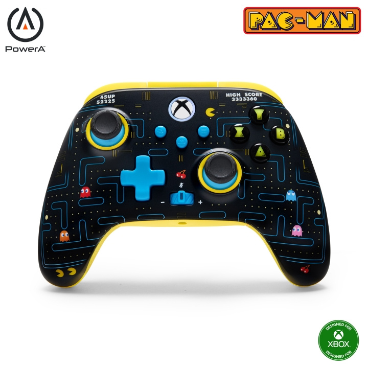 PowerA Trådlös handkontroll för Xbox Series X - S - PAC-MAN SE i gruppen HEMELEKTRONIK / Spelkonsoler & Tillbehör / Xbox Series X/S hos TP E-commerce Nordic AB (D28410)