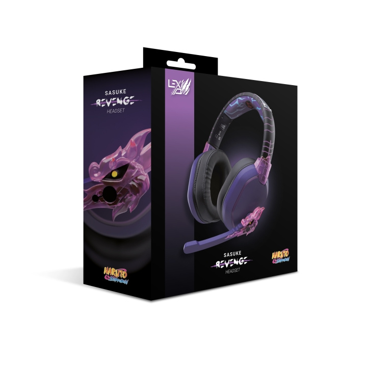 Lexip Sasuke-headset designat av Tsume - Naruto Shippuden i gruppen DATORER & KRINGUTRUSTNING / Gaming / Headset hos TP E-commerce Nordic AB (D28411)