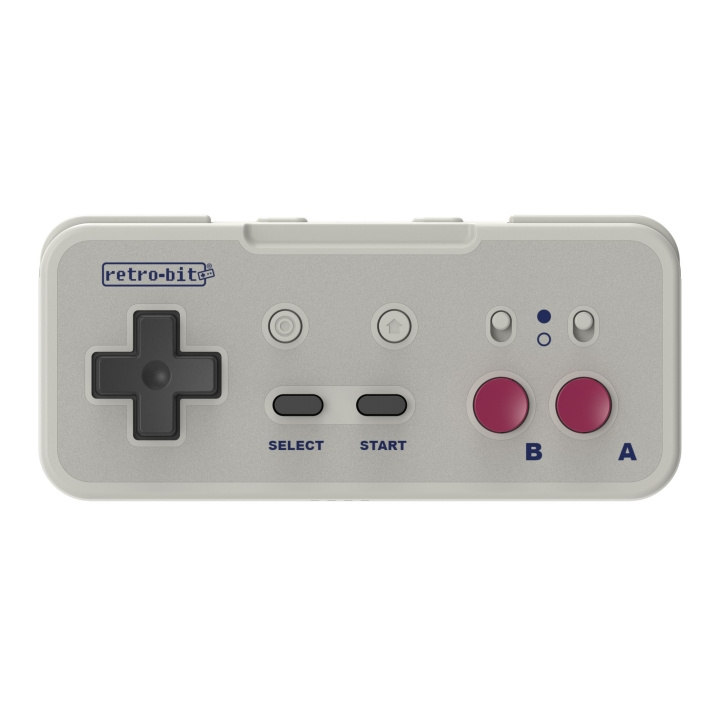 Retro-Bit Origin8 2.4G Pad NS, NES - Grå i gruppen HEMELEKTRONIK / Spelkonsoler & Tillbehör / Nintendo Entertainment System (NES, 8-bit) hos TP E-commerce Nordic AB (D28441)