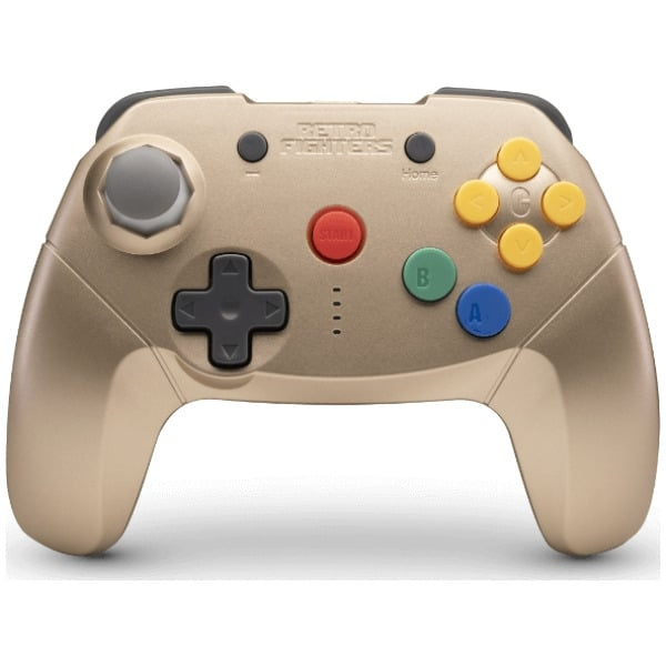 Retro-Fighters Brawler64 Bluetooth NSO - Guld i gruppen HEMELEKTRONIK / Spelkonsoler & Tillbehör / Nintendo Switch hos TP E-commerce Nordic AB (D28444)