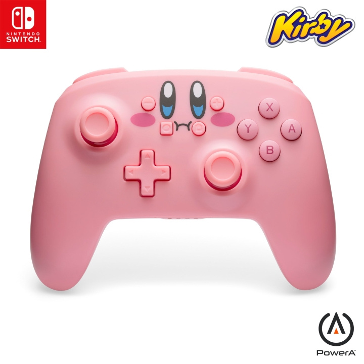 PowerA Trådlös handkontroll - Kirby Mouthful / Nintendo Switch i gruppen HEMELEKTRONIK / Spelkonsoler & Tillbehör / Nintendo Switch hos TP E-commerce Nordic AB (D28550)